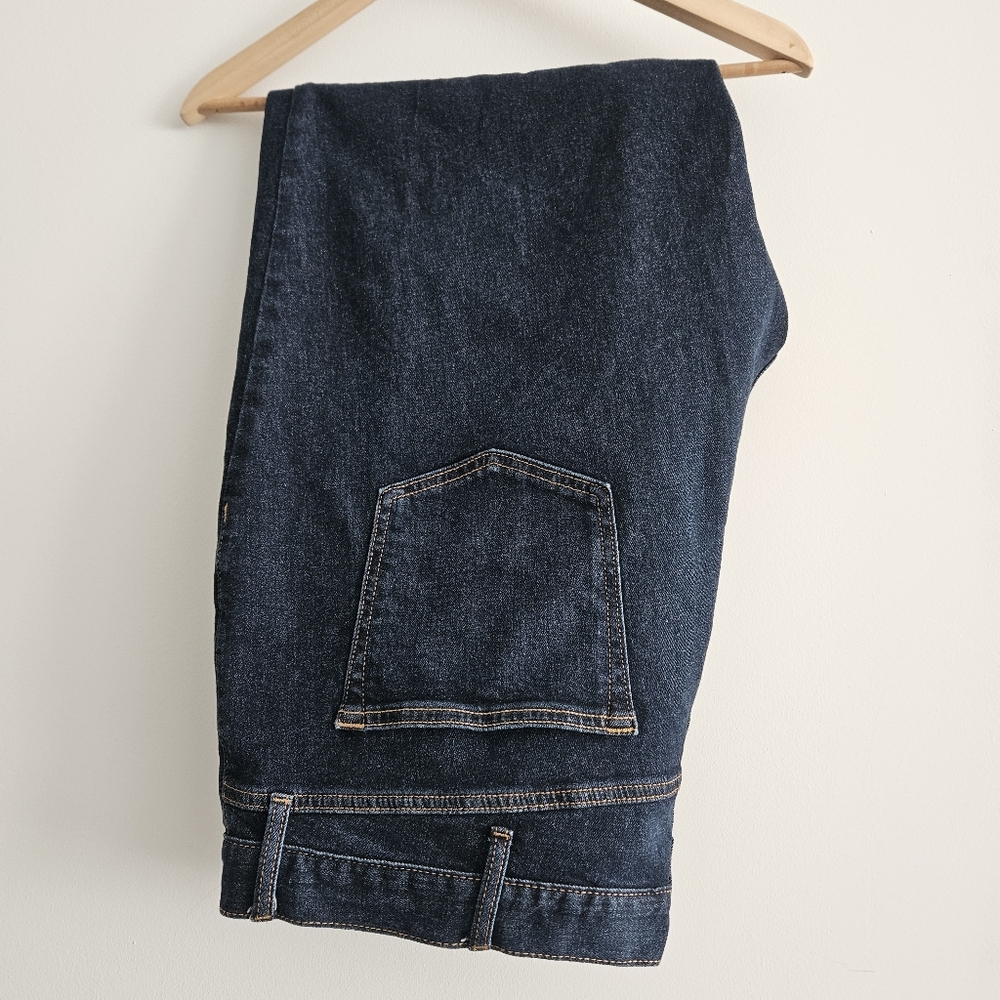 Old Navy Mens Dark Blue Athletic Taper Jeans Size 42x32